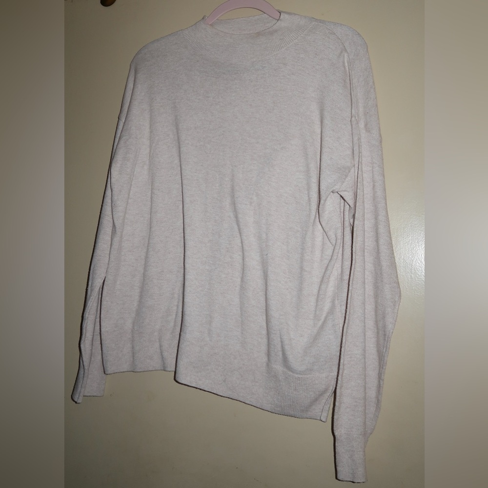 Old Navy Cream Turtleneck Sweater